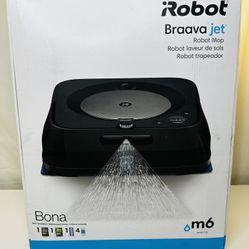 iRobot m6113 Braava Jet M6 Robot Mop Wi-Fi Connected Black. 