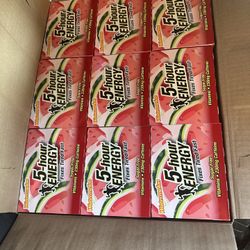 Title: 5-Hour Energy – Watermelon Flavor (Box of 12 Bottles)  Description: Stay energized and focused with 5-Hour Energy! 💥 	•	Flavor: Watermelon 🍉 