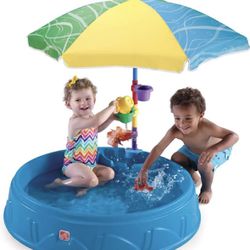 Baby pool with umbrella
