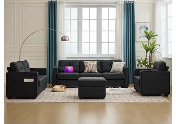 Sofa w/ ottoman