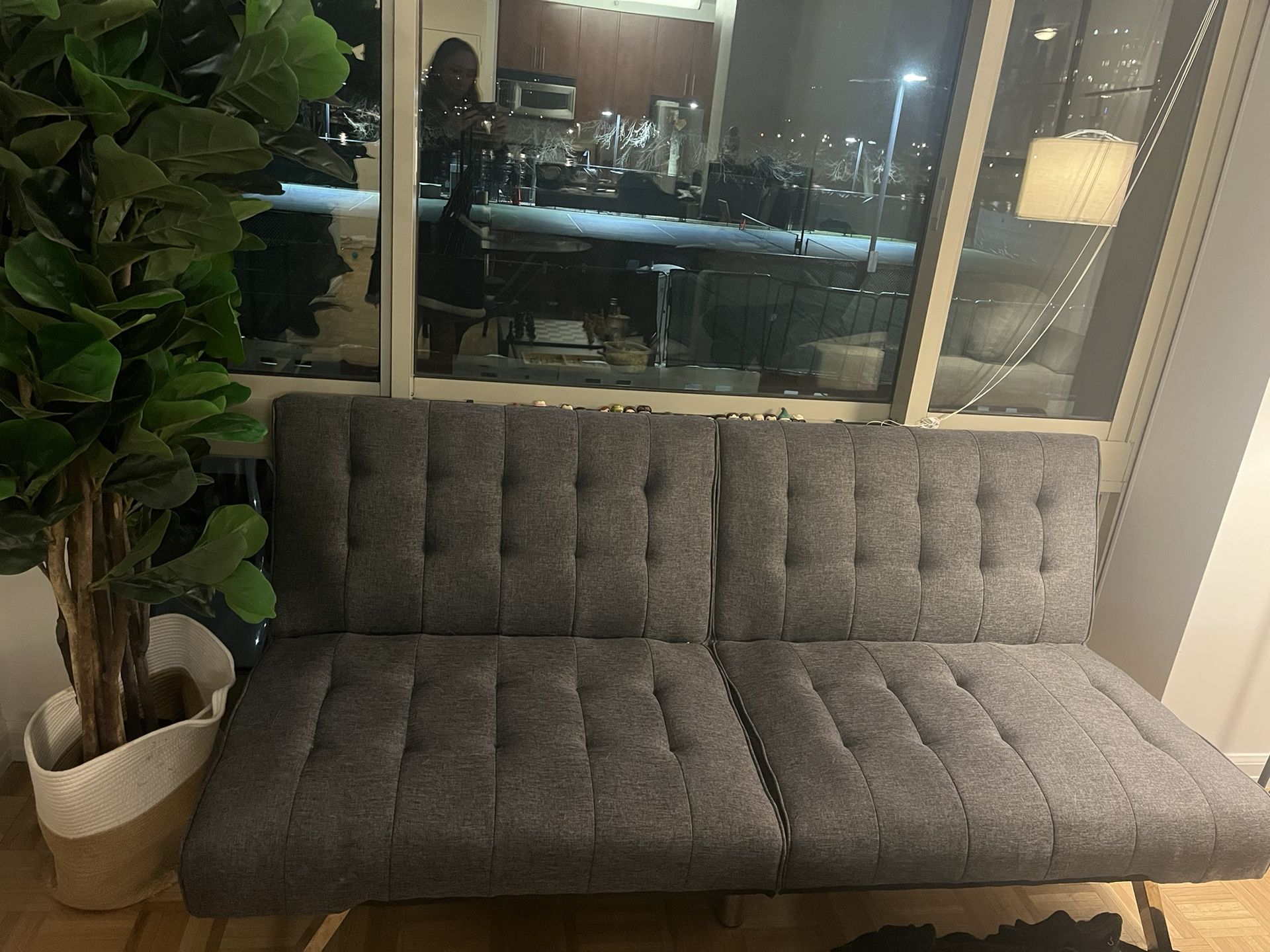Grey Futon