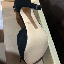 Black Open Toe Pumps