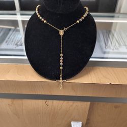 14k Gold Rosary Necklace 20.9 Grams 26 Long Layaway Available 10%dwon If You Interested Please Make Sure You Ask For Maribel Thank You 