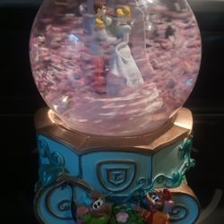Disney Cinderella Musical Snow Globe Princess Motion Decoration Snowglobe
