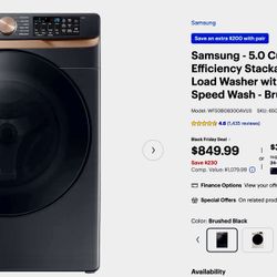 Brand new OOB Electric Samsung Dryer