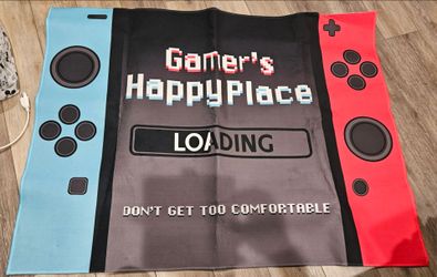 Gamer's Happy Place Gaming computer chair mat