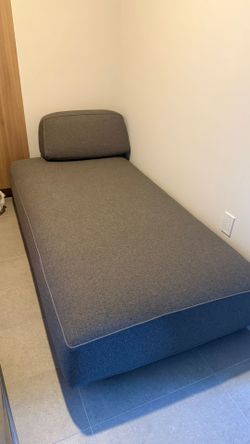 Modern Grey Lounge Chair / Single Sofa Bed – BRAND NEW