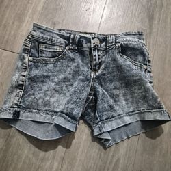Paris Blues Womens Blue Denim Jean Shorts Size 3