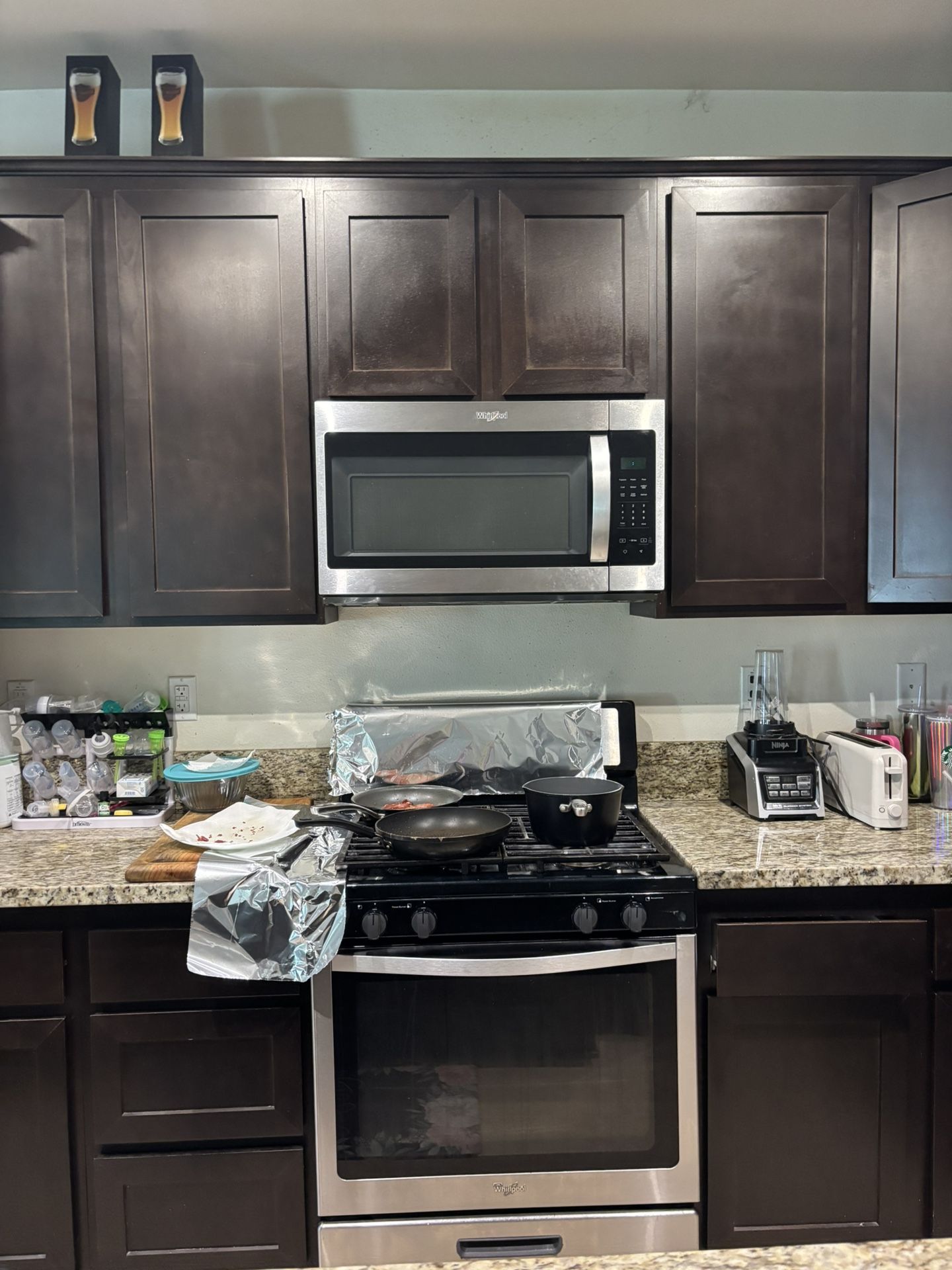 free microwave out of the cabinet