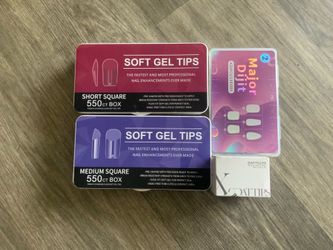 FREE Nail Tips & Solid Nail Glue