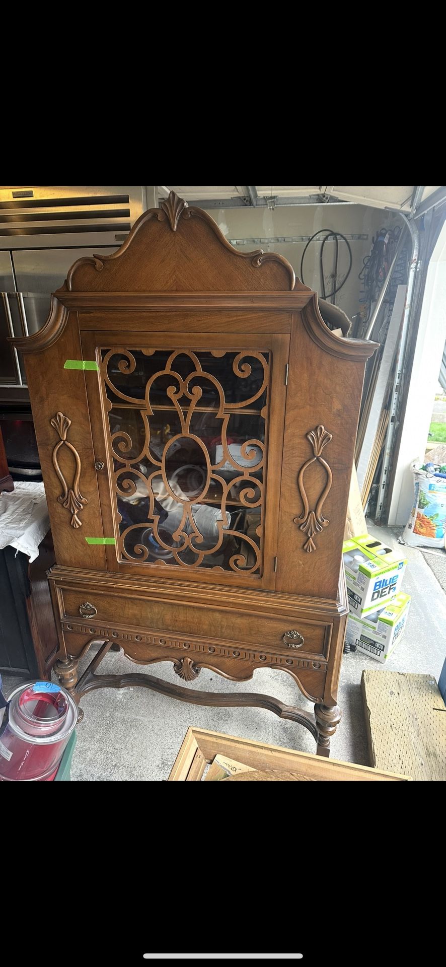 Jacobean Style Hutch