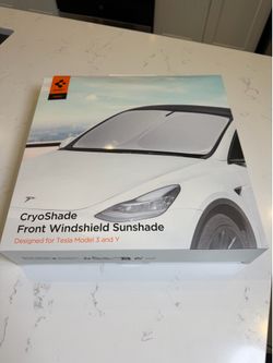 CryoShade Front Windshield Sunshade for Tesla Model 3 and Y