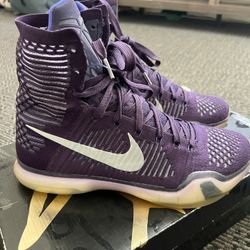 Size 10 - Nike Kobe 10 Elite Team Purple Red (718763-505)
