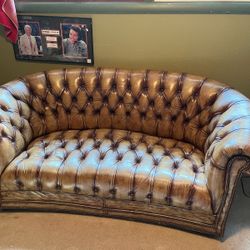 Vintage Leather Couch 