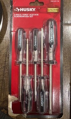 Husky 5-Piece Torx Screwdriver Set H5PCTORXSDS – New Sealed