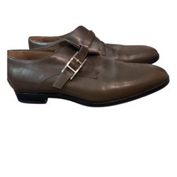 Hermès Single Monk Strap Shoes 9/9.5 US