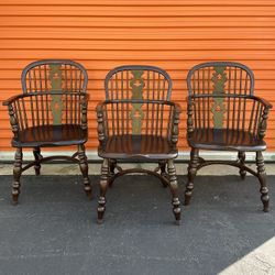 John Hall Vintage Solid  Wood Dining or Accent Chairs 
