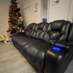 Premium Leather Couch And Loveseat  