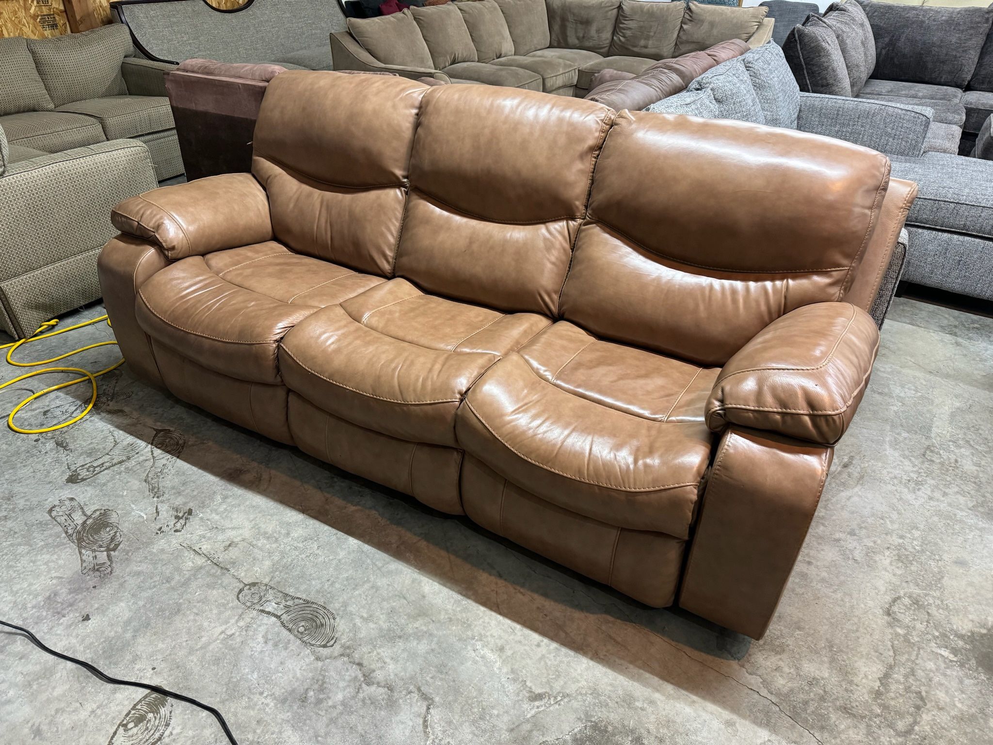 Leather Reclining Couch Set (WE DELIVER)