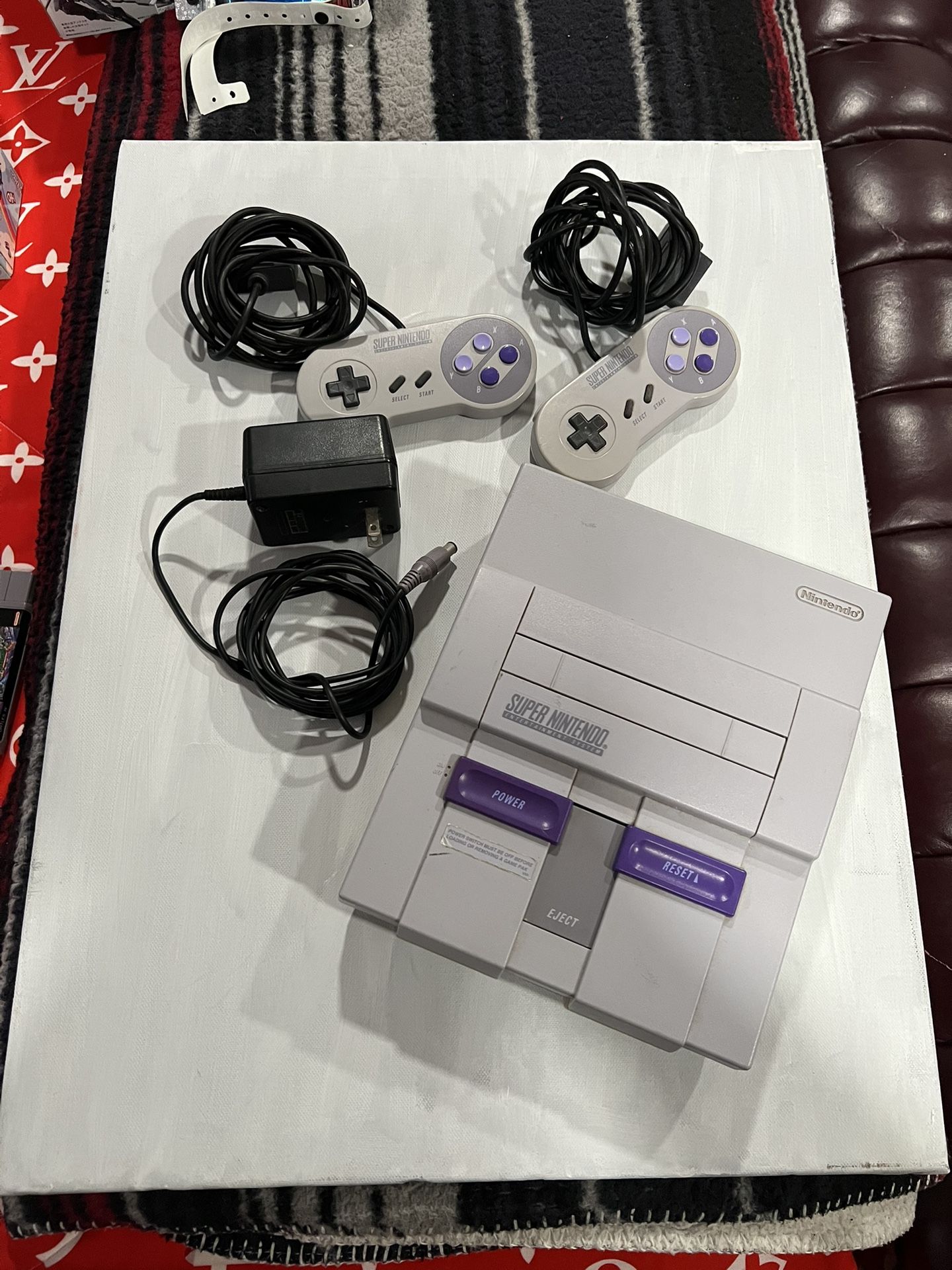 Super Nintendo With Games