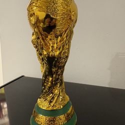 World Cup–Style Gold Trophy Replica – 21 cm 8 Inch | Football Fan Display  