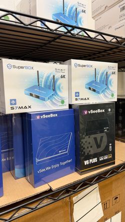 VSee Box V6 Max V See Box V6 Plus Superbox S7 Max Super Box S6 Max - TV Streaming Devices
