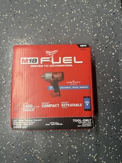 Milwaukee Fuel M18 1/2” High Torque Impact With One Key. (2863-20) ***Tool Only***Not Negotiable***
