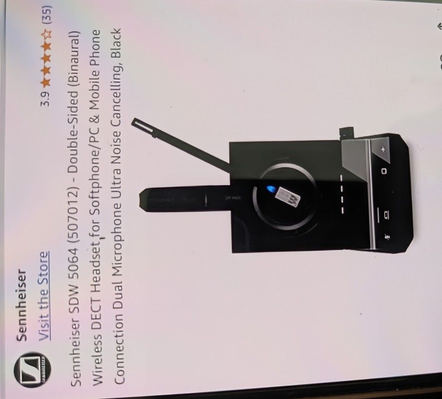 🎧 Sennheiser SDW 5064 Wireless Headset – Like New! 🔊