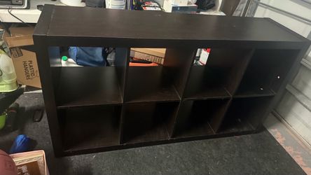 Dark Brown 8-Cube- Storage Organizer