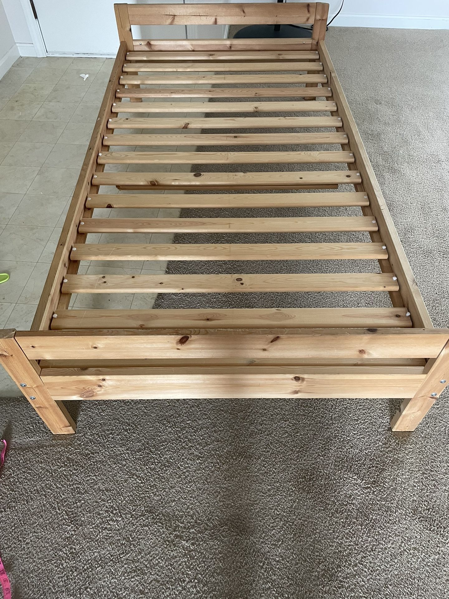 Single Bed Frame (Wood - Brand New)
