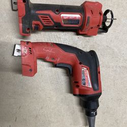 Milwaukee 18v Fuel Screw Gun And Cut Out Tool Combo