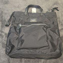 NEW Black & Blue Natutica Nylon Tote
