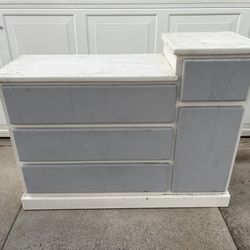 Wood Dresser Used As Changing Table