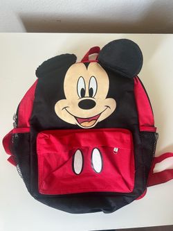 Disney Mickey Mouse- Red and Black Toddler Backpack