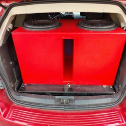 2 American Bass VFL COMP Signature 15 Inch 11,000W DVC 2 Ohm Subwoofers And Ported Box 