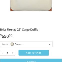Brics Firenze 22" Cargo Duffle