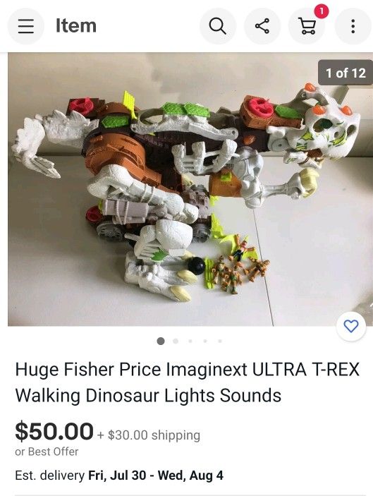 Imaginext Ultra T-Rex