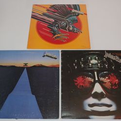 Judas Priest Vinyl Lot Hell Bent Screaming Vengeance Point Entry Used Records
