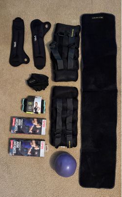 **** LOT OF EXERCISE WEIGHTS, 14 Pieces ****