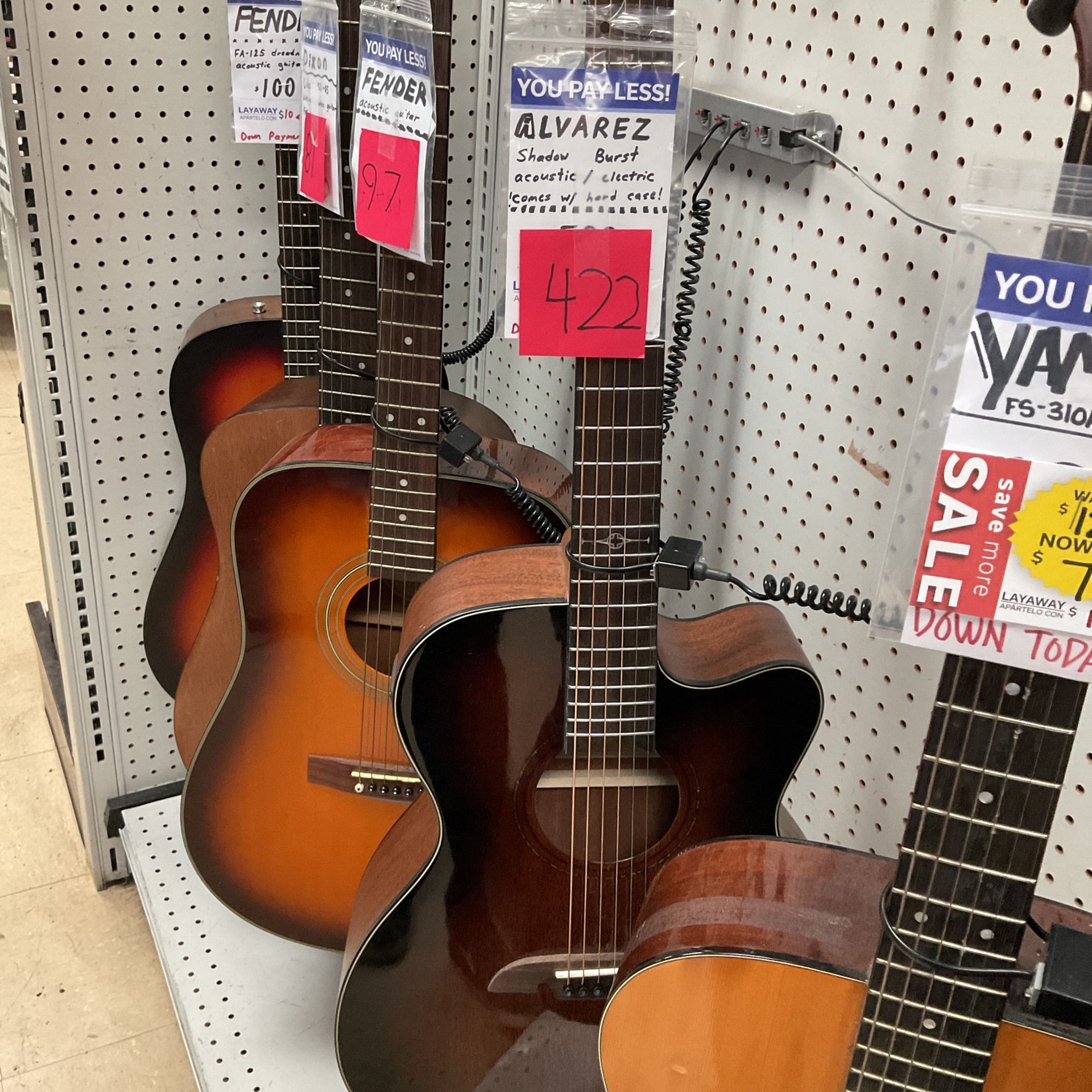 Alvarez Shadow Burst Acoustic/Electric Guitar