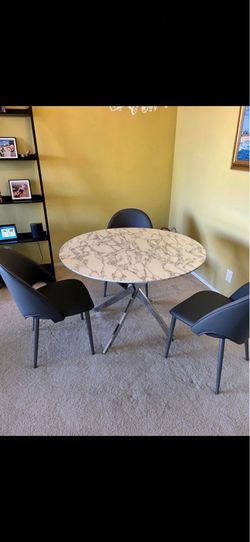 Table and 3 chairs
