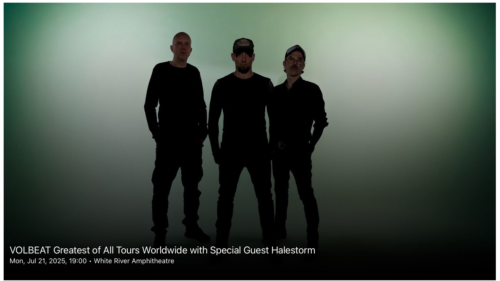 VOLBEAT And HALESTORM BACKSTAGE MEET And GREET WITH PARKING!