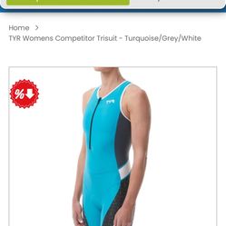 TYR Womens Competitor Trisuit - large