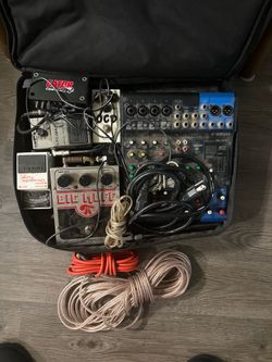 Guitar pedal/Yamaha mixer