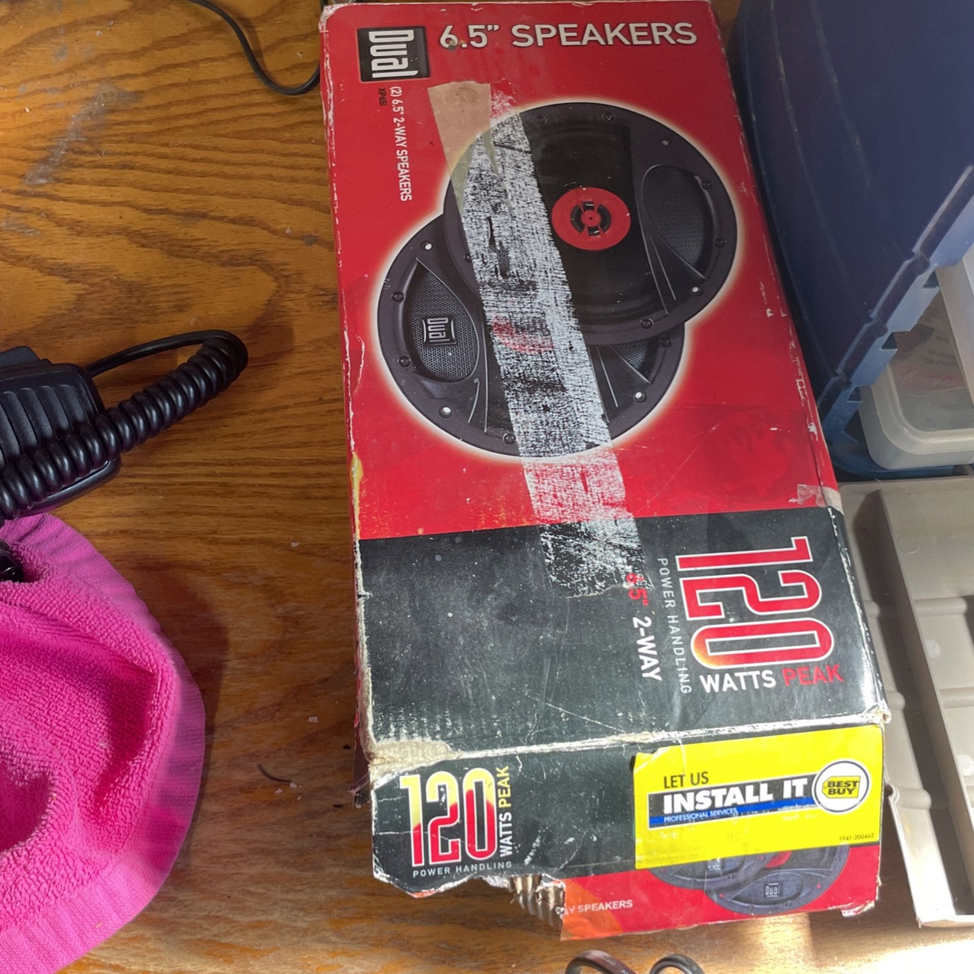Car Speakers Never Used