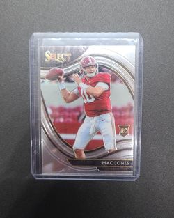MAC JONES SELECT ROOKIE CARD 2021 PANINI CHRONICLES DRAFT PICKS 266