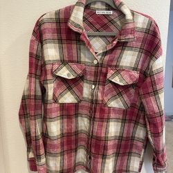 Michelle Mae Boutique brand Plaid flannel 