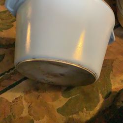 Vintage Kitchen Fair Blue Enamal Cast Aluminum