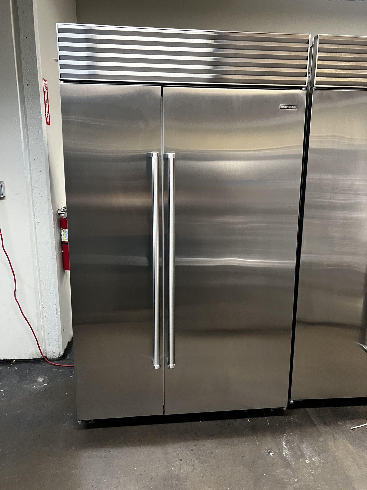 Sub Zero 48” Built In Stainless Steel Side By Side Refrigerator