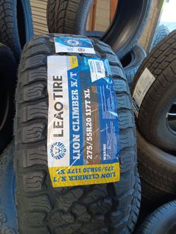 New set of tires 275 55 20 LEAO  TIRE